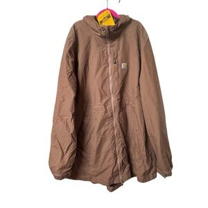 CARHARTT Brown Rain Defender Lightweight Coat XL NWT